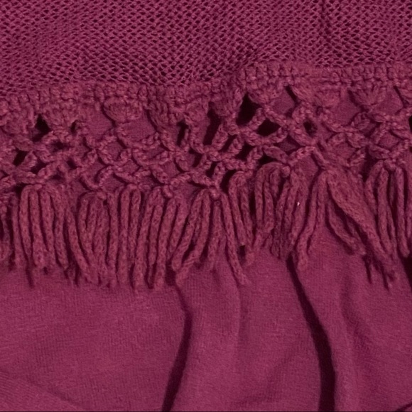 Anthropologie Fringe Cowl Sweater - Picture 4 of 4